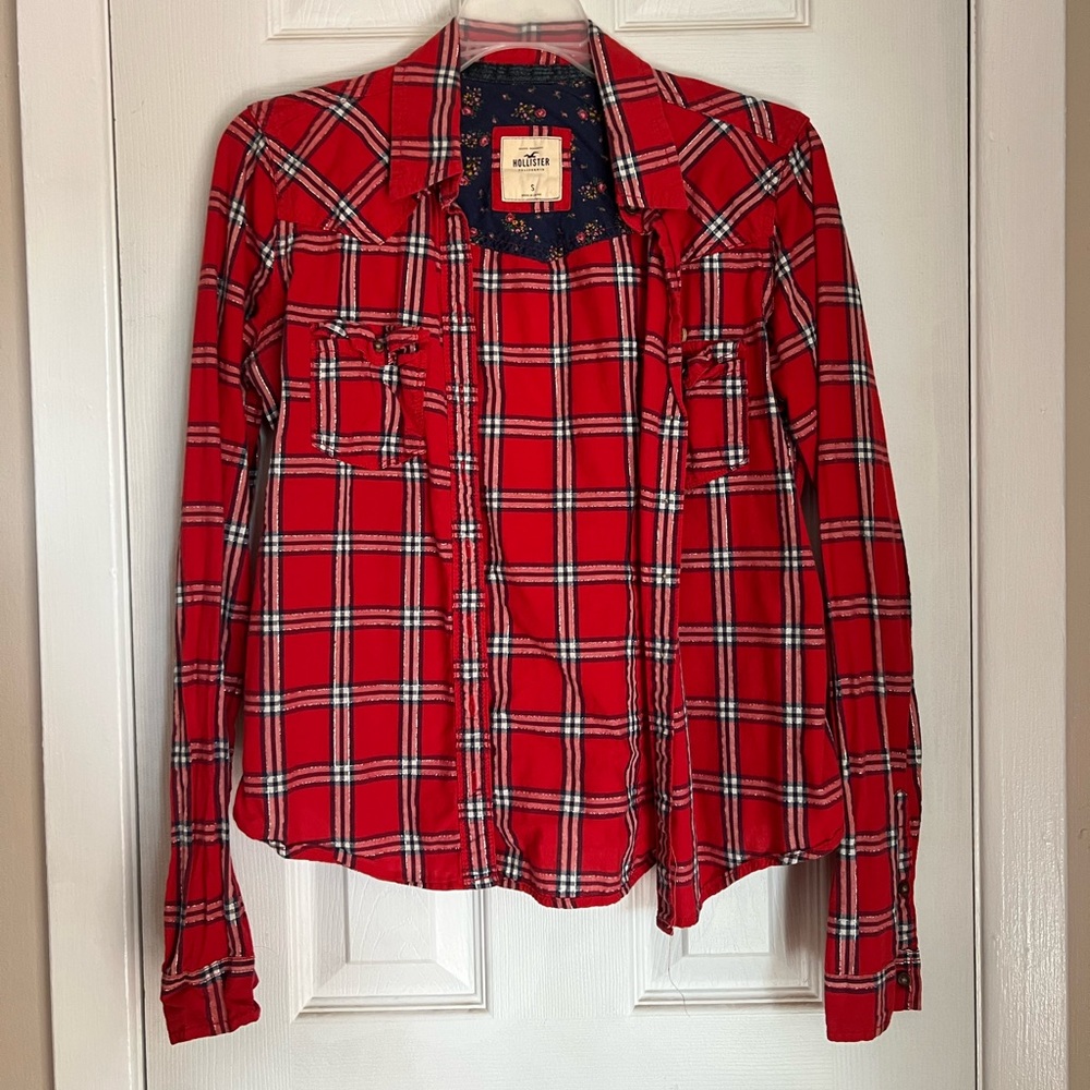Flannel Print Button down